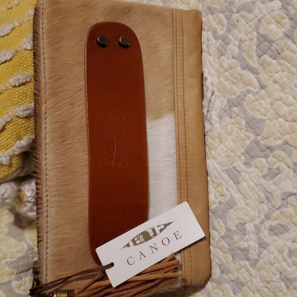 Canoe Bag leather cow hid